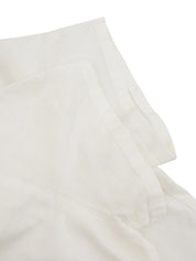 ロゴ刺繍半袖シャツ ホワイト