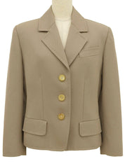 ウールステッチデザインジャケット ベージュ