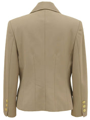 ウールステッチデザインジャケット ベージュ