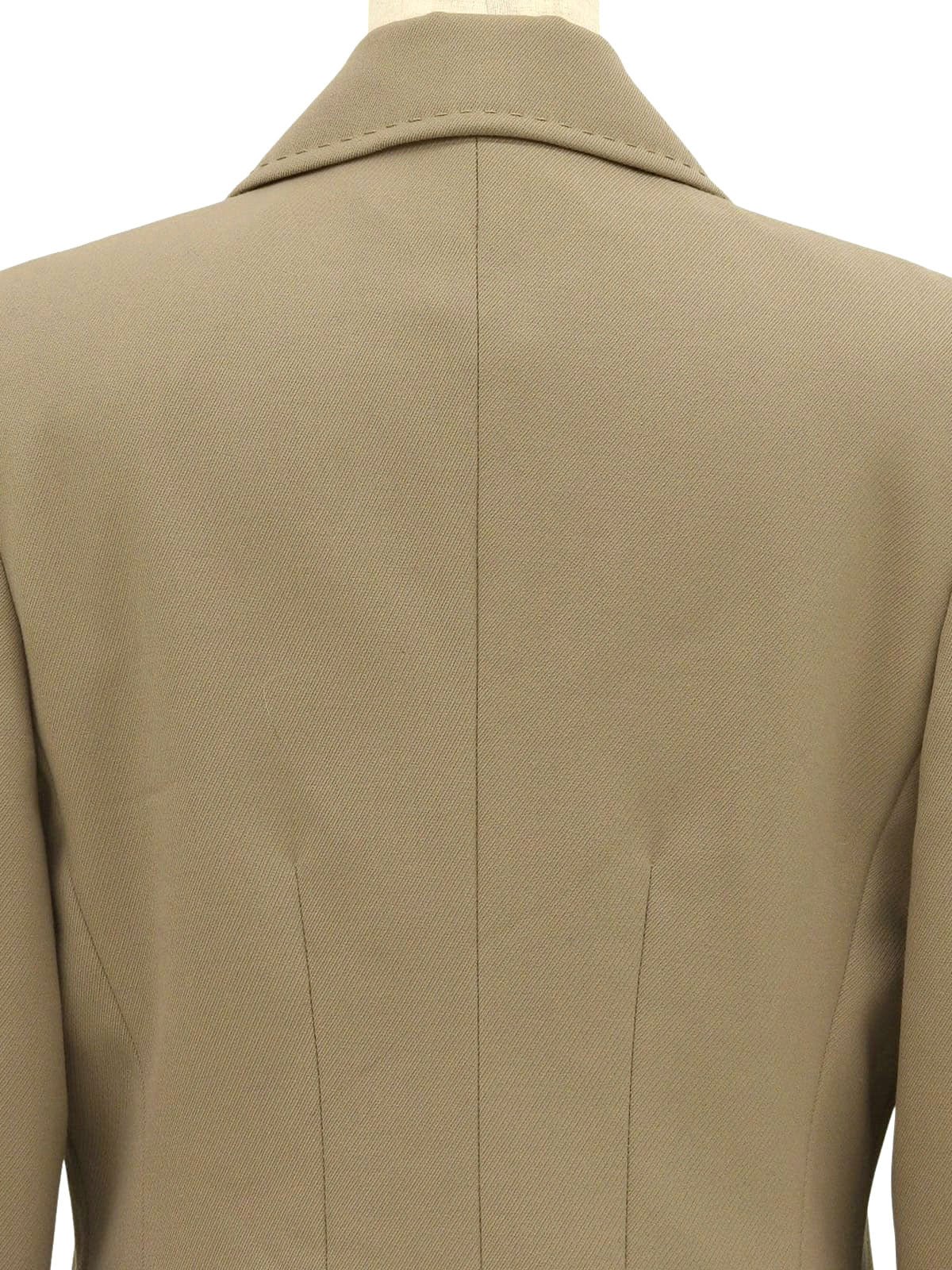 ウールステッチデザインジャケット ベージュ