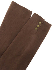 Emblem logo embroidered tailored jacket in brown