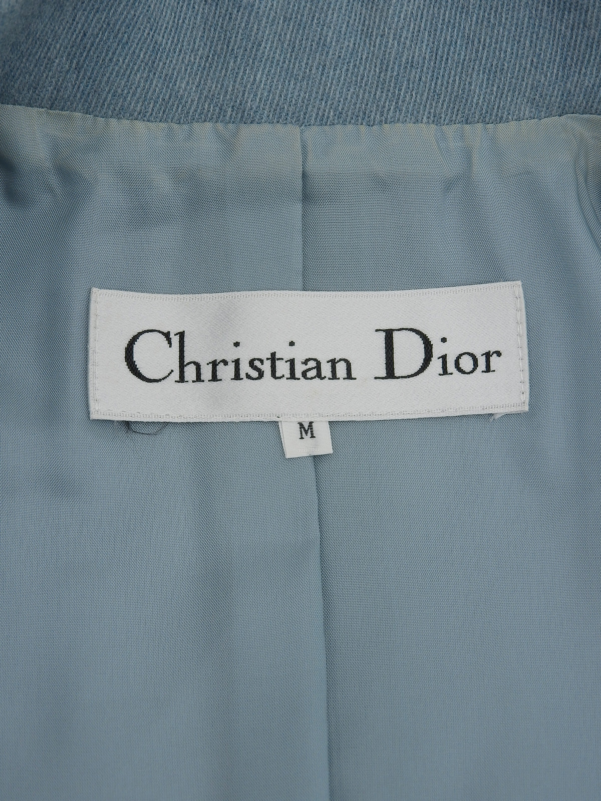 ウールダブルブレストジャケット ライトブルー