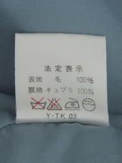 ウールダブルブレストジャケット ライトブルー