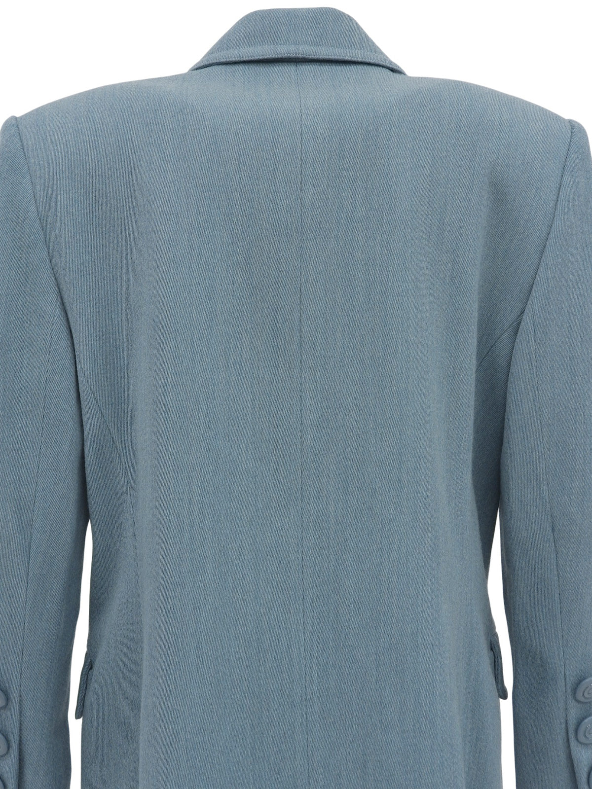 ウールダブルブレストジャケット ライトブルー