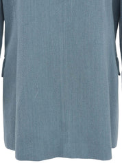 ウールダブルブレストジャケット ライトブルー