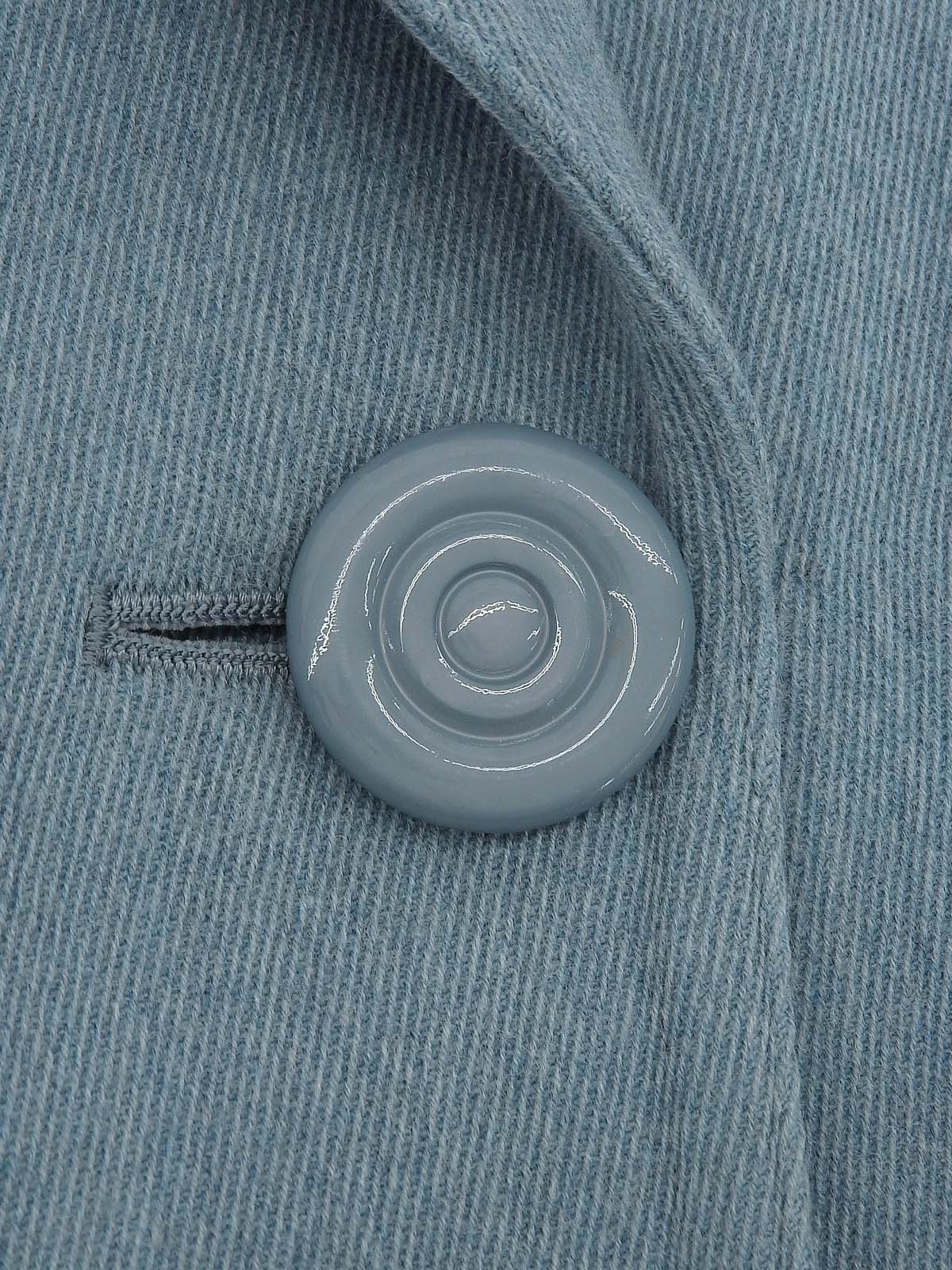 ウールダブルブレストジャケット ライトブルー