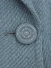 ウールダブルブレストジャケット ライトブルー