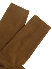 アンゴラウールコンビロゴボタンステンカラーコート キャメル