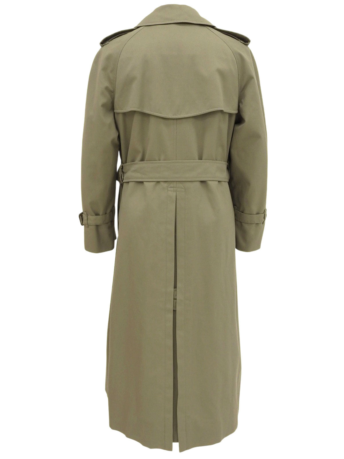 ノバチェックライニングトレンチコート カーキ