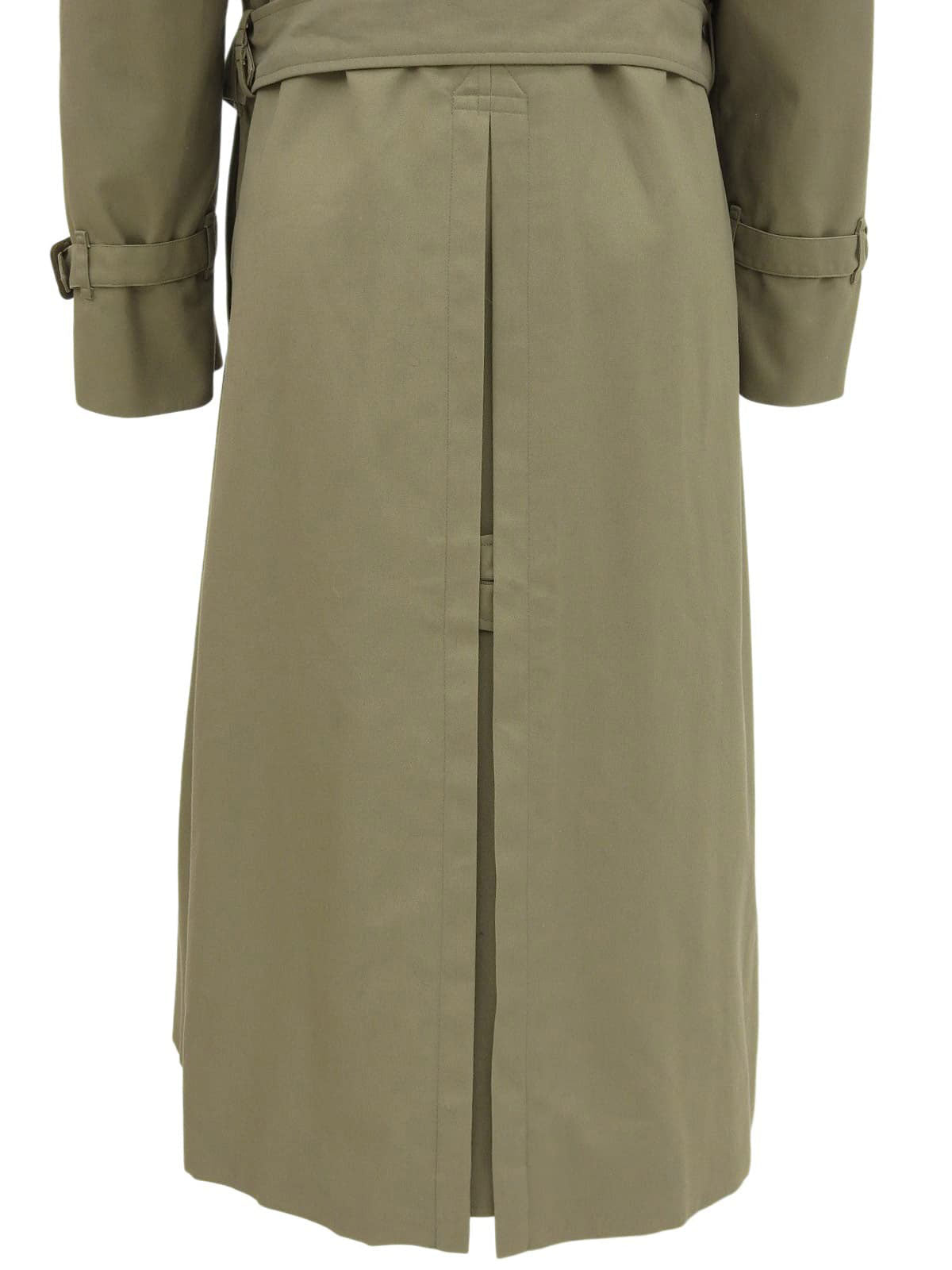 ノバチェックライニングトレンチコート カーキ