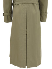 ノバチェックライニングトレンチコート カーキ