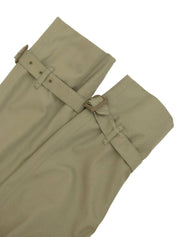 ノバチェックライニングトレンチコート カーキ