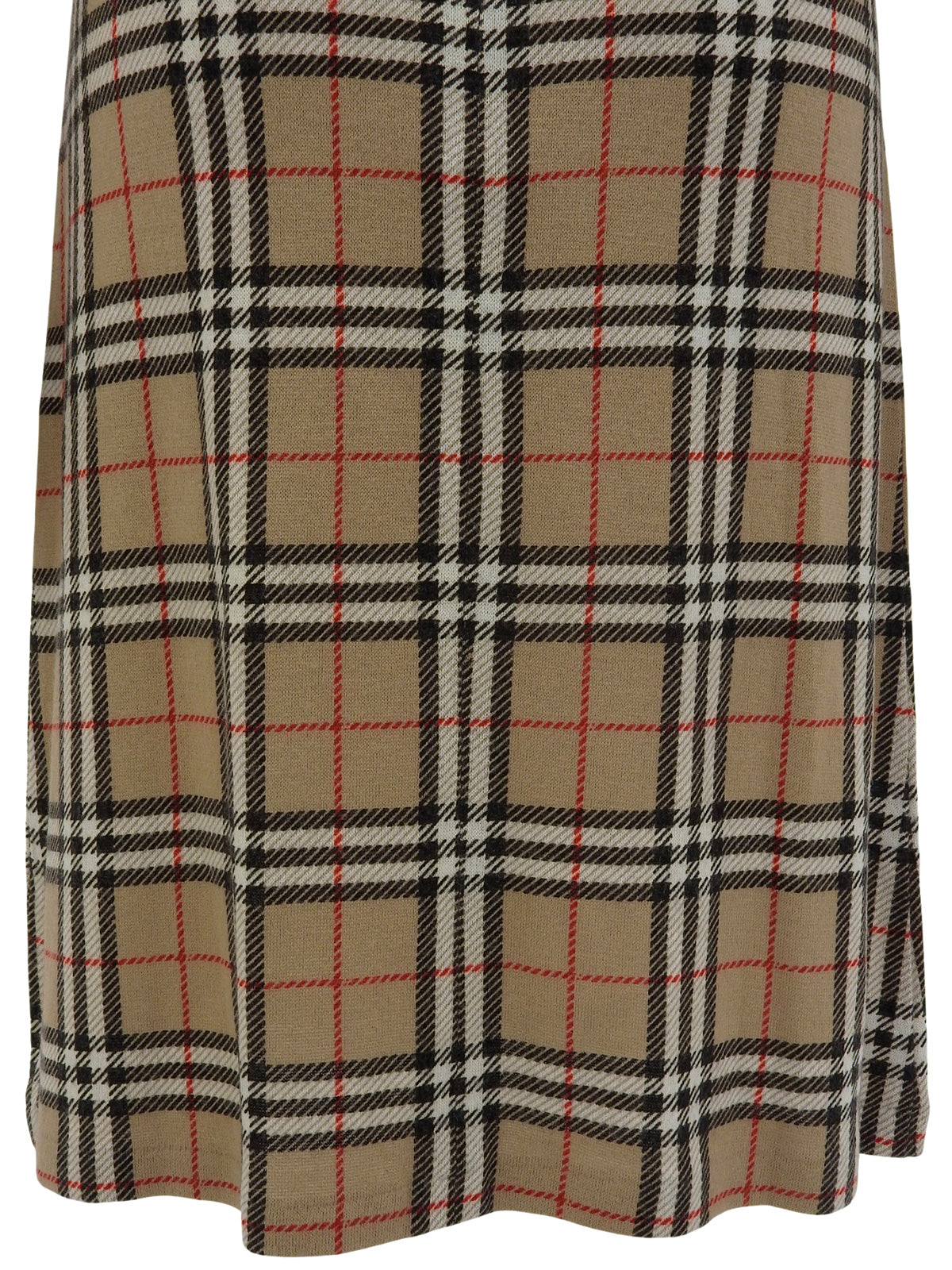 ノバチェックパターンフリルリボンワンピース ベージュ/マルチ