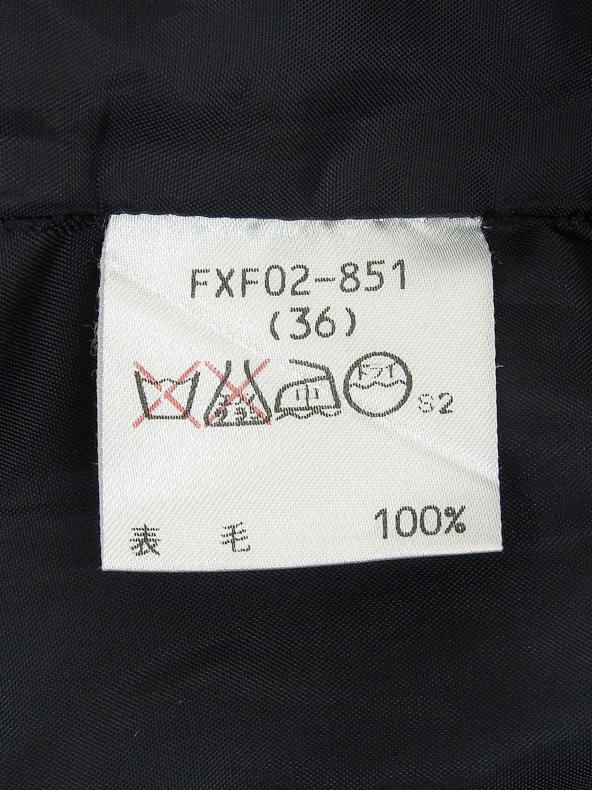 Check pattern skirt in gray