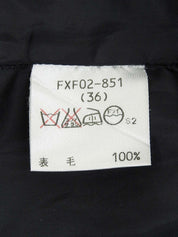 Check pattern skirt in gray