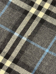 Check pattern skirt in gray