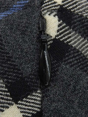 Check pattern skirt in gray