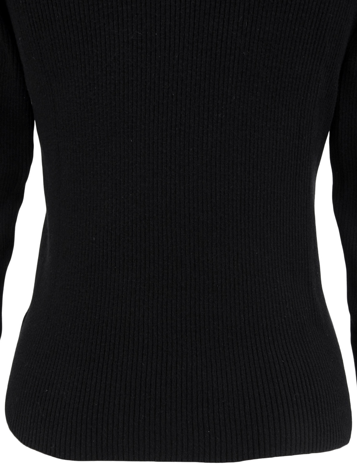 Nova Check trim design cardigan #M Black