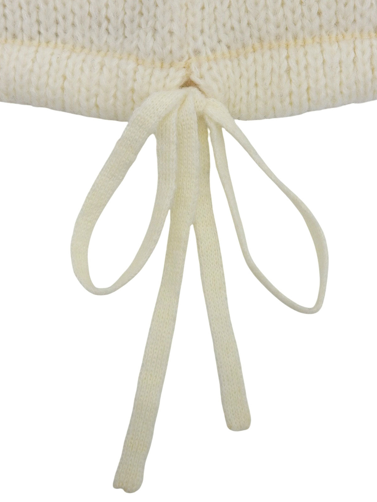 ハイネックニットトップス アイボリー