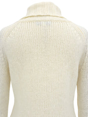 ハイネックニットトップス アイボリー