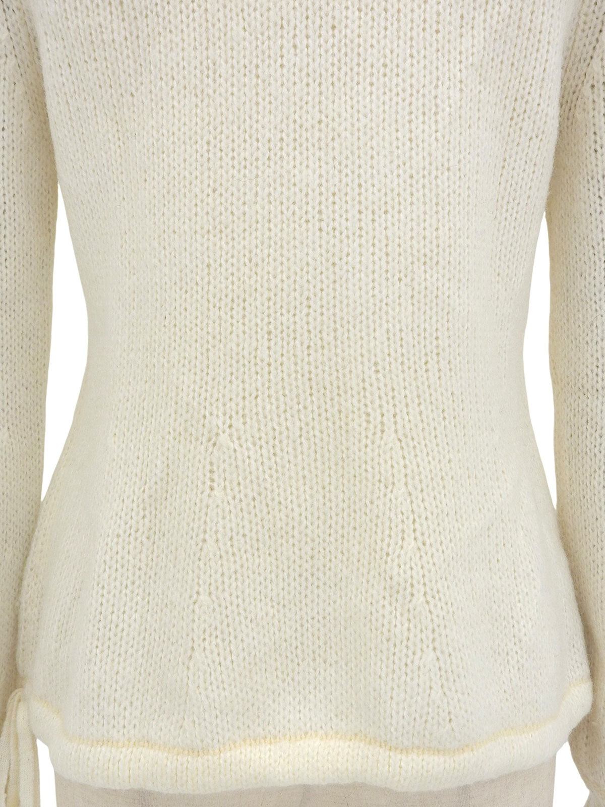 ハイネックニットトップス アイボリー