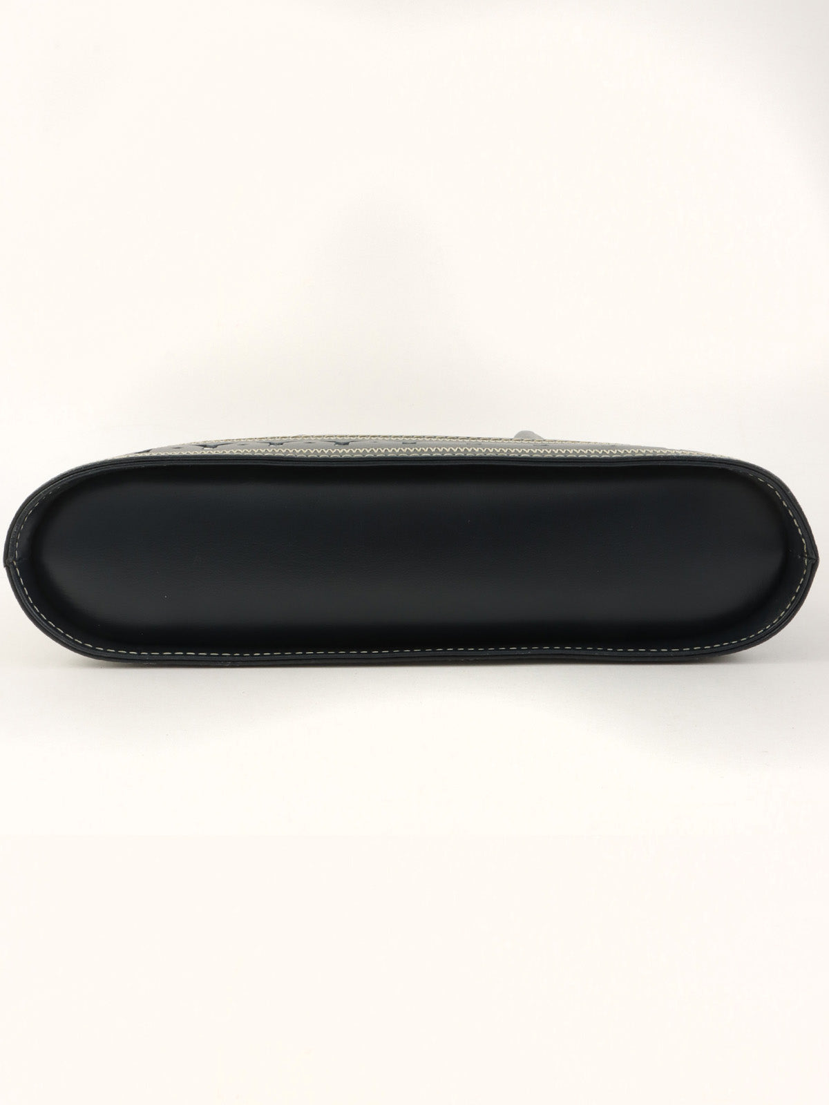 Y-Cut Logo Charm 2-Way Handbag Navy/White