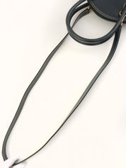 Y-Cut Logo Charm 2-Way Handbag Navy/White