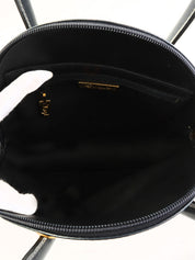 Y-Cut Logo Charm 2-Way Handbag Navy/White