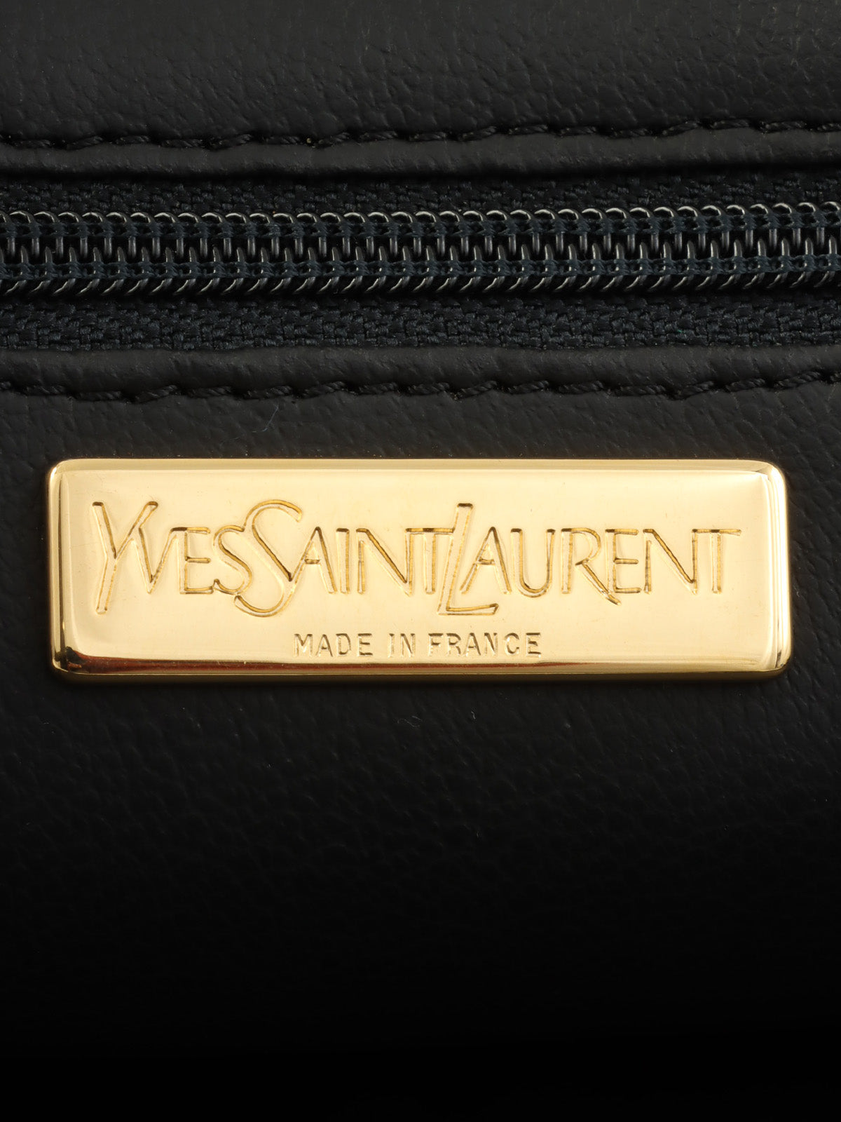 Y-Cut Logo Charm 2-Way Handbag Navy/White