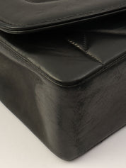 1992年頃製 ダイアナフラップチェーンバッグ25cm ブラック