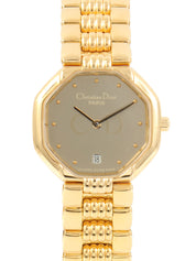 オクタゴンフェイスウォッチ ゴールド