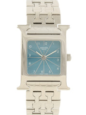 Hウォッチ シルバー/ブルー