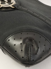 Interlocking One Shoulder Bag Black