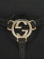 Interlocking One Shoulder Bag Black