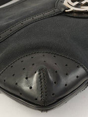 Interlocking One Shoulder Bag Black