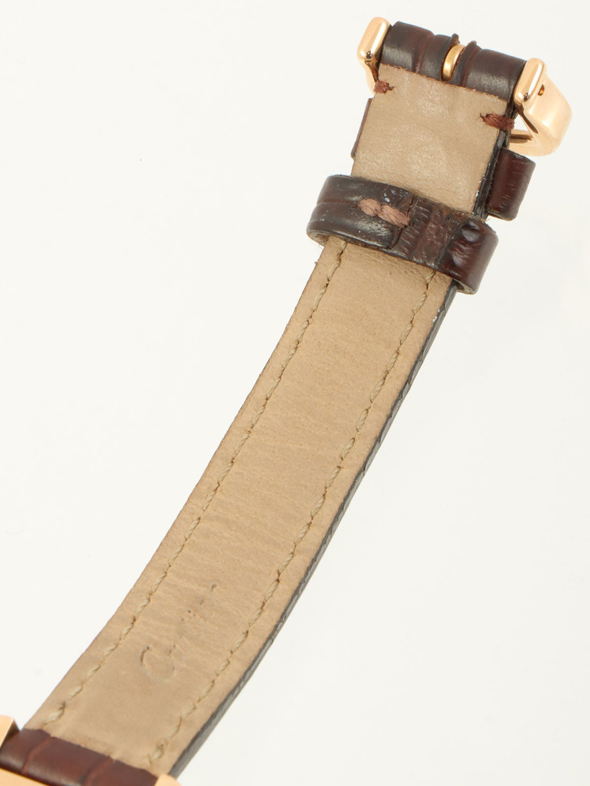 18K Tank Américaine SM 粉金/棕色