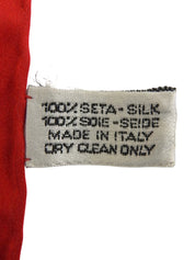 CC Mark Chain Design Pattern Scarf Red/Multi