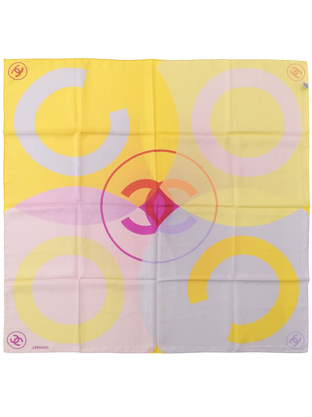 CC Mark Pattern Scarf Multi