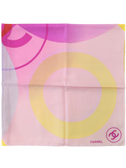 CC Mark Pattern Scarf Multi