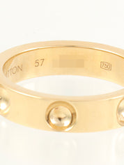 18Kプティットバーグアンプラントリング ゴールド