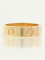 18Kラブリング イエローゴールド