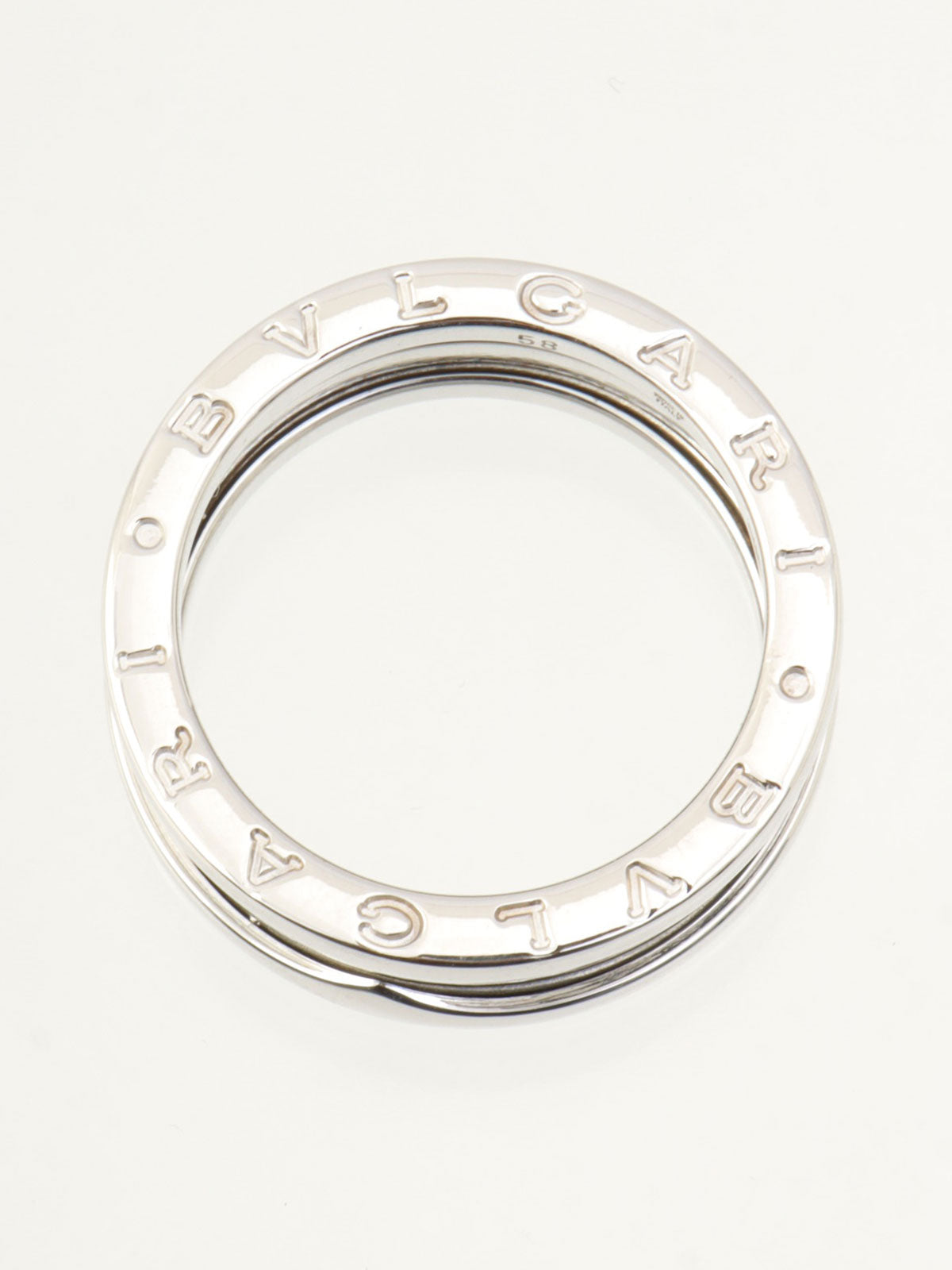 18Kビーゼロワンリング シルバー