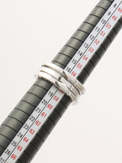 18Kビーゼロワンリング シルバー