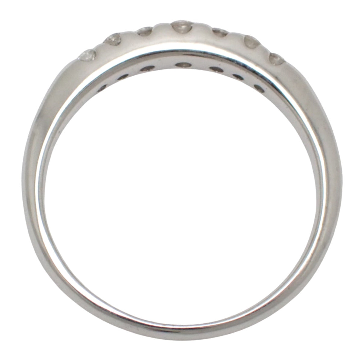 18K Diamond Ring Silver #52