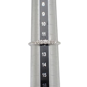 18K Diamond Ring Silver #52