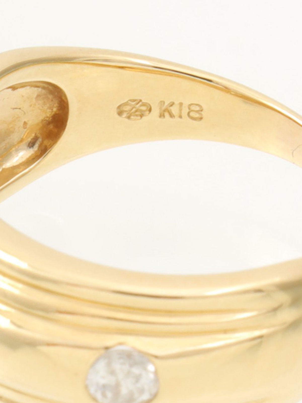 18Kダイヤモンドリング ゴールド #15