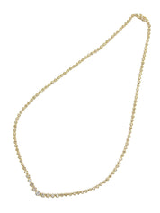 18Kダイヤモンドテニスネックレス ゴールド