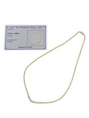 18Kダイヤモンドテニスネックレス ゴールド