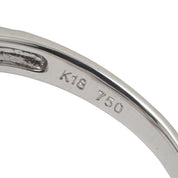 18K Diamond Heart Ring, Silver, #53