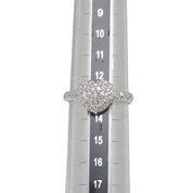 18K Diamond Heart Ring, Silver, #53